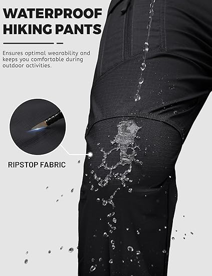 Men’s Ripstop Waterproof Tactical Work Pants