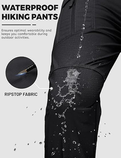Men’s Ripstop Waterproof Tactical Work Pants