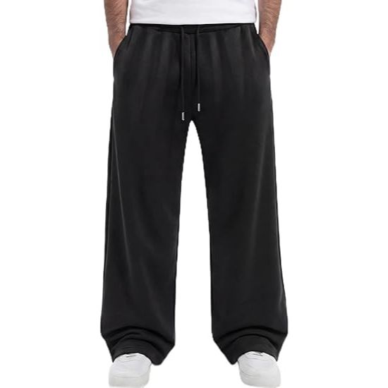 Men’s Baggy Wide-Leg Open-Bottom pants